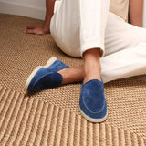 Loafer Clasic Suede Albastru Berry