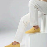 Loafer Clasic Suede Galben Citrus