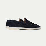 Loafer Clasic din Suede Albastru Marin
