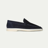 Loafer Clasic din Suede Albastru Marin