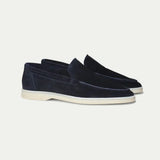 Loafer Clasic din Suede Albastru Marin