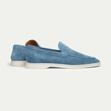 Loafer Clasic din Suede Albastru Ocean