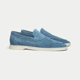 Loafer Clasic din Suede Albastru Ocean