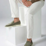 Loafer Clasic din Suede Verde Olive