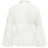Elise | Jachetă cu Panouri de Dantelă