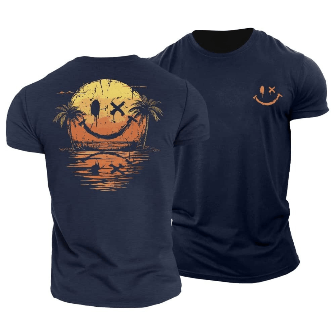 Marius - Tricou de vară cu imprimeu artistic relaxat