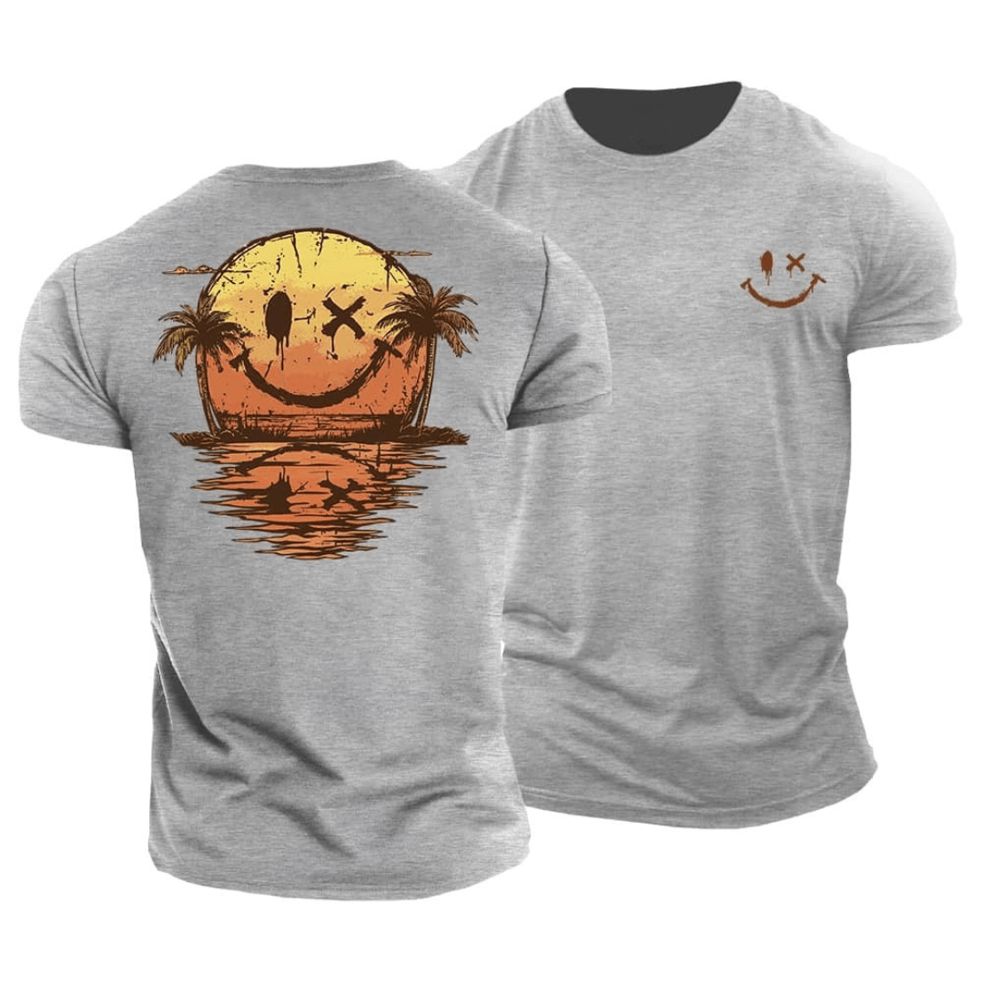 Marius - Tricou de vară cu imprimeu artistic relaxat