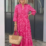 Marielle | Rochie Midi cu Buton în Față