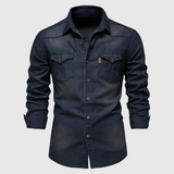 DŽIM – Cămașă din denim din bumbac