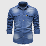 DŽIM – Cămașă din denim din bumbac