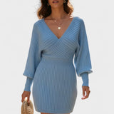 Klara™ | Rochie elegantă înfășurată cu decolteu în V