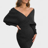 Klara™ | Rochie elegantă înfășurată cu decolteu în V
